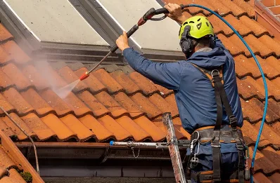 Démoussage et hydrofuge de toiture à Andilly